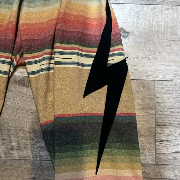 Aviator Nation Stripe Lightning Bolt Sweatpants - Picture 2 of 8